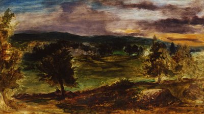 Paesaggio a Champrosay, c.1849 da Ferdinand Victor Eugene Delacroix