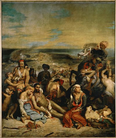 Il massacro di Scio - Il massacro di Chios ... da Ferdinand Victor Eugene Delacroix
