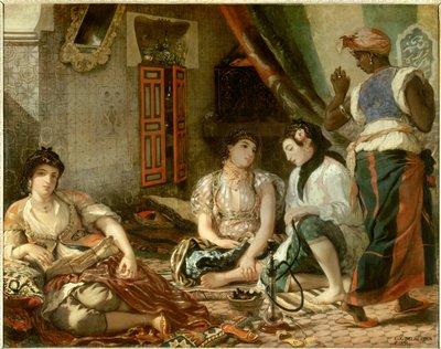 Le donne di Algeri nei loro appartamenti da Ferdinand Victor Eugene Delacroix