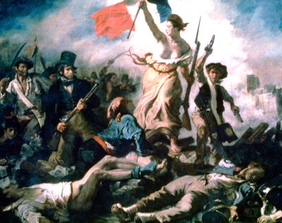 La Libertà che guida il popolo da Ferdinand Victor Eugene Delacroix