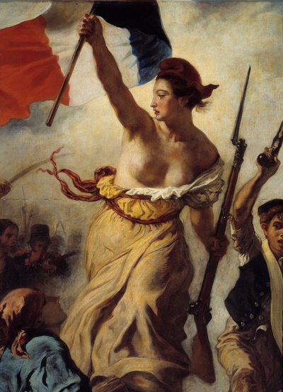 La libertà che guida il popolo (dettaglio) da Ferdinand Victor Eugene Delacroix