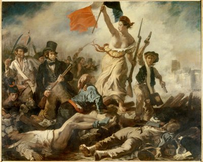 La libertà che guida il popolo, 28 luglio da Ferdinand Victor Eugene Delacroix