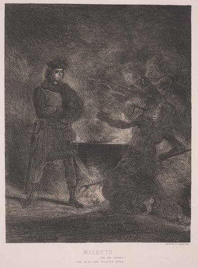 Macbeth da Ferdinand Victor Eugene Delacroix