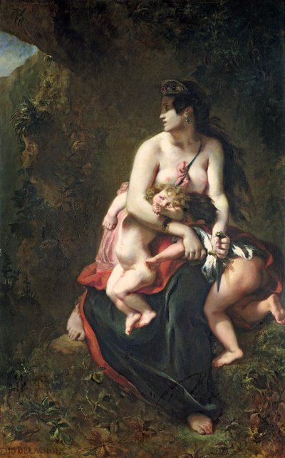 Medea, 1838 da Ferdinand Victor Eugene Delacroix