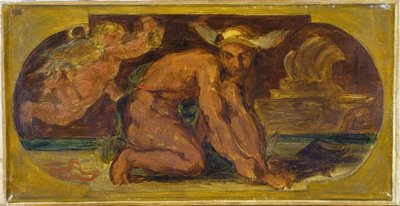 Mercurio: Schizzo per il Salon de la Paix all