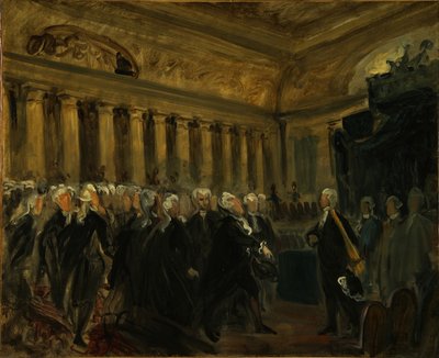 Mirabeau affronta il Marchese de Dreux-Brézé Schizzo da Ferdinand Victor Eugene Delacroix