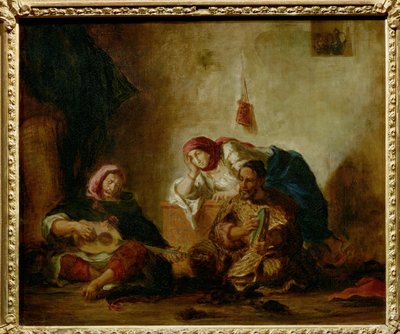 Musiciens juifs de Mogador - Musicisti ebrei di Mogador ... da Ferdinand Victor Eugene Delacroix