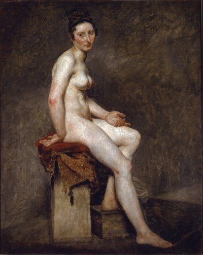 Nudo seduto detta Miss Rose da Ferdinand Victor Eugene Delacroix