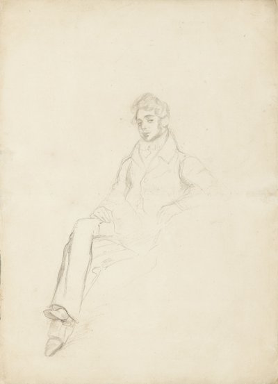 Ritratto del conte Anatole Nikolaievich Demidov, 1° principe di San Donato 1812-1870, 1864 da Ferdinand Victor Eugene Delacroix