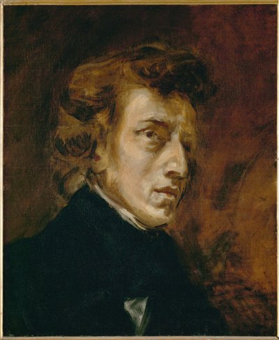 Ritratto di Frederic Chopin ... da Ferdinand Victor Eugene Delacroix