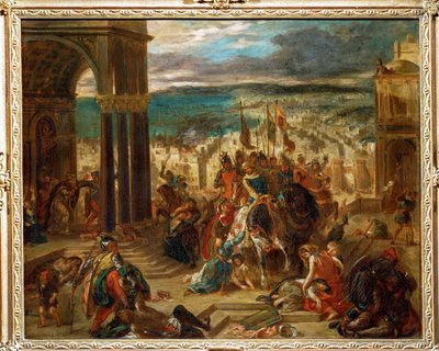 Cattura di Costantinopoli da parte dei Crociati ... da Ferdinand Victor Eugene Delacroix