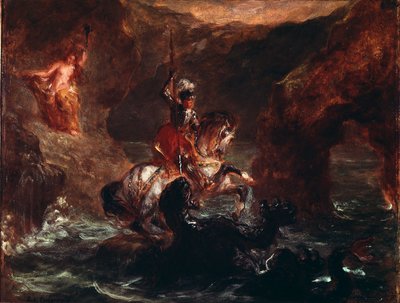 San Giorgio che uccide il drago da Ferdinand Victor Eugene Delacroix