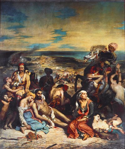 Scene del massacro di Chios da Ferdinand Victor Eugene Delacroix