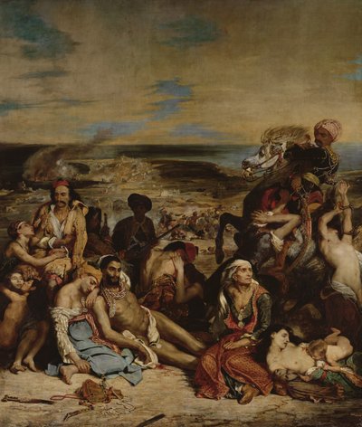 Scene dal Massacro di Chio, 1822 da Ferdinand Victor Eugene Delacroix