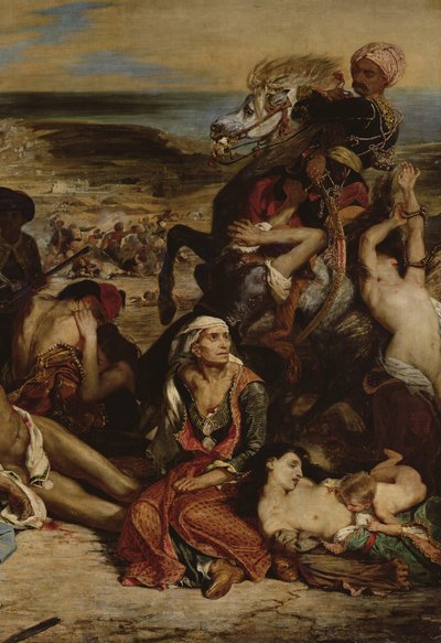 Scene dal massacro di Chio (dettaglio) da Ferdinand Victor Eugene Delacroix
