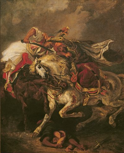 La battaglia di Giaour e Hassan, dopo il poema di Byron, 