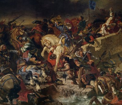 La battaglia di Taillebourg, 21 luglio 1242 da Ferdinand Victor Eugene Delacroix