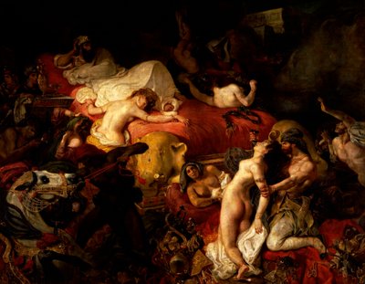 La morte di Sardanapalo da Ferdinand Victor Eugene Delacroix