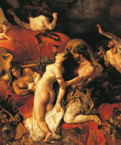La morte di Sardanapalo da Ferdinand Victor Eugene Delacroix