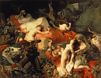 La morte di Sardanapalo da Ferdinand Victor Eugene Delacroix