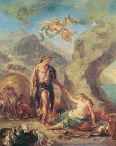 Le quattro stagioni. Autunno: Bacco e Arianna, 1862 da Ferdinand Victor Eugene Delacroix