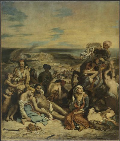 Il massacro di Chio da Ferdinand Victor Eugene Delacroix