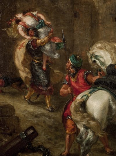 Il ratto di Rebecca da Ferdinand Victor Eugene Delacroix