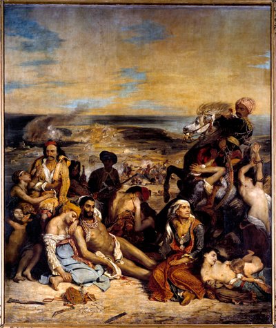I Massacri di Scio (1822) da Ferdinand Victor Eugene Delacroix