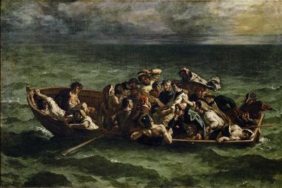 Il naufragio di Don Giovanni da Ferdinand Victor Eugene Delacroix