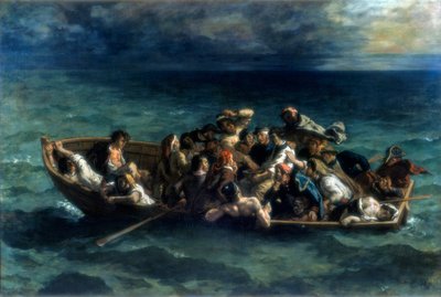 Il naufragio di Don Giovanni, 1840 da Ferdinand Victor Eugene Delacroix