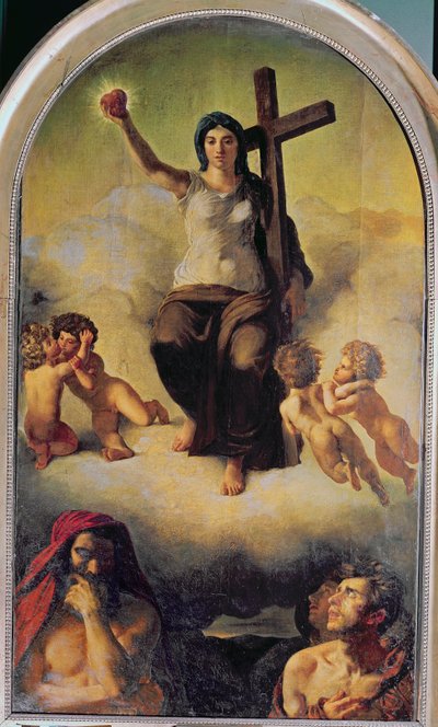 La Vergine del Sacro Cuore, 1821 da Ferdinand Victor Eugene Delacroix