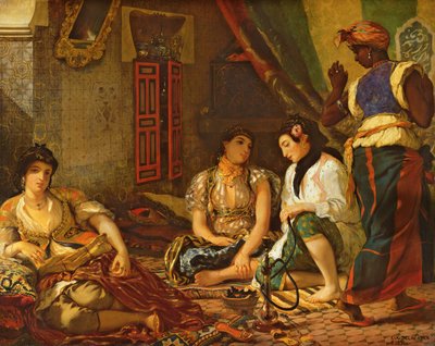 Le donne di Algeri nei loro appartamenti da Ferdinand Victor Eugene Delacroix