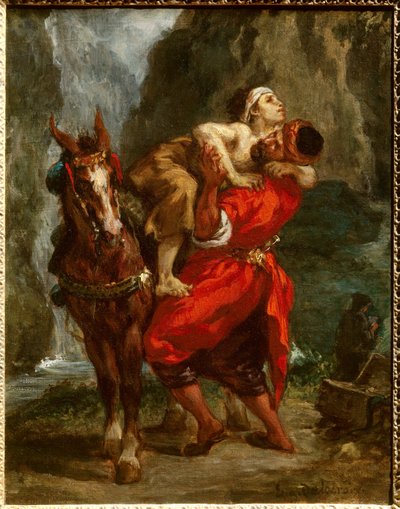 Il buon samaritano da Ferdinand Victor Eugene Delacroix