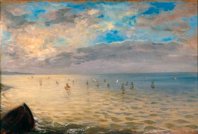 Il mare visto dalle alture di Dieppe da Ferdinand Victor Eugene Delacroix