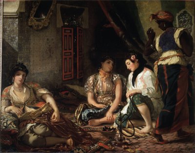 Le donne di Algeri nei loro appartamenti da Ferdinand Victor Eugene Delacroix