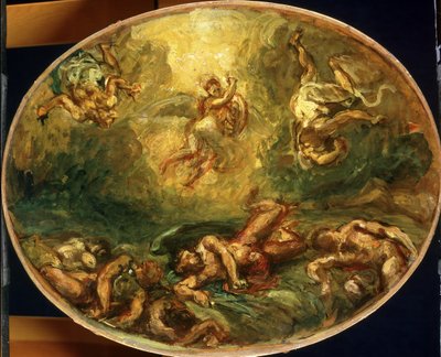Trionfo di San Michele da Ferdinand Victor Eugene Delacroix