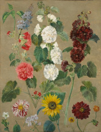 Senza titolo (Fiori) da Ferdinand Victor Eugene Delacroix