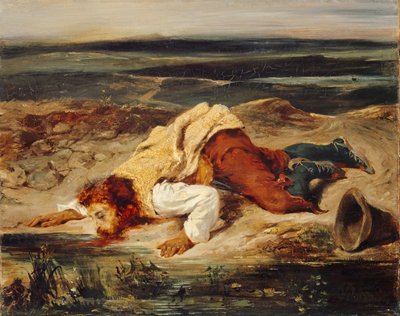 Brigante ferito (Pastore romano) da Ferdinand Victor Eugene Delacroix