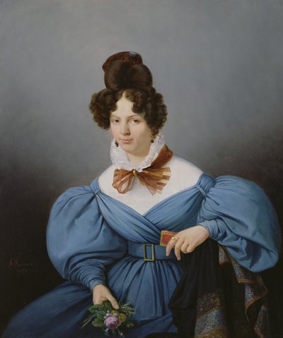 Ritratto di una signora, c.1830 da Ferdinand Wachsmuth