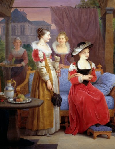 Rubens mentre dipinge il cappello di paglia nel suo studio da Ferdinand de Braekeleer