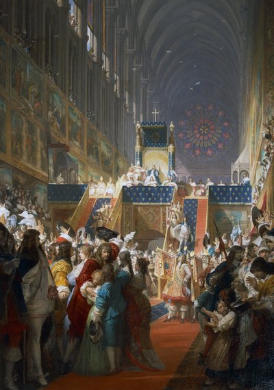Luigi XIV di Francia riceve i rappresentanti delle classi sociali a Parigi da Ferdinand the Elder Piloty