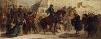 Ingresso di Massimiliano I a Praga dopo la vittoria sulla Montagna Bianca nel 1620 da Ferdinand von Piloty