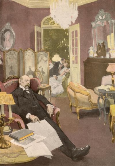 Ah, che bel sogno: un albero di Natale, e appesi tutti gli amanti di mia moglie! da Ferdinand von Reznicek