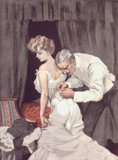 Sospetto. Strano, stamattina era un nodo, e ora è un fiocco da Ferdinand von Reznicek