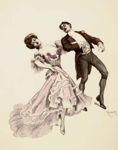 F. v. Reznicek, Cake walk / da: 6 immagini di danza da Ferdinand von Reznicek