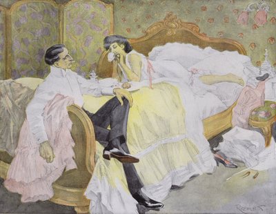 Martedì Grasso (litografia a colori) da Ferdinand von Reznicek