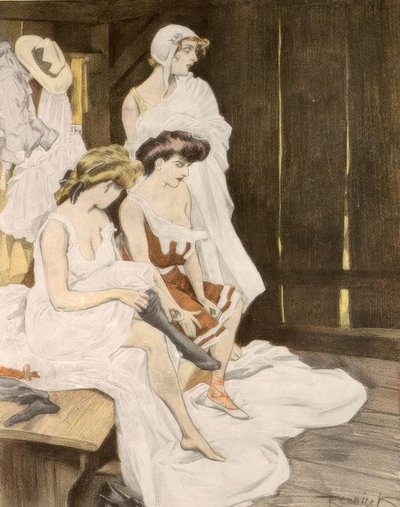 Senti, ora fischia Rheingold, sicuramente si mette il costume da bagno. da Ferdinand von Reznicek