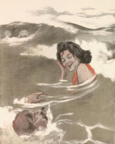 Nel gioco delle onde da Ferdinand von Reznicek