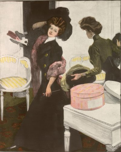 Posso provare il cappello – se qualcuno mi noterà? da Ferdinand von Reznicek
