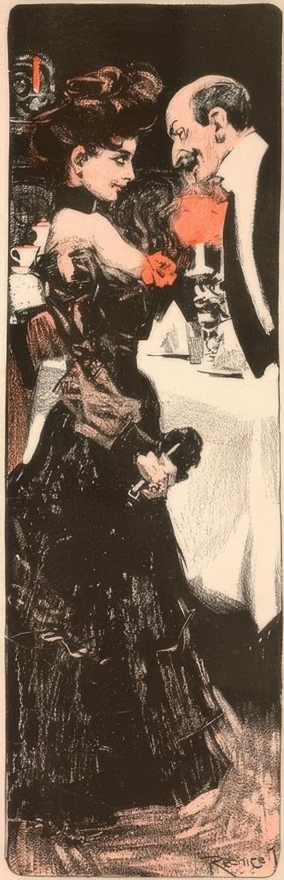 Conversazione / Mondo galante da Ferdinand von Reznicek